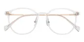 Round Eyeglasses, Full Frame Crystal Metal|TR90 - FP2683