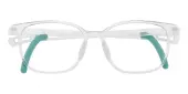 Rectangle Eyeglasses, Full Frame Crystal TR90|Silica-gel - FP2671