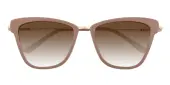 Cat Eye Sunglasses, Full Frame Brown/Beige Plastic - SUP1437