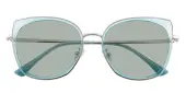 Cat Eye Sunglasses, Full Frame Blue/Cycan TR90|Metal - SUP1445