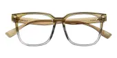 Square Eyeglasses, Full Frame Brown TR90 - FP2587