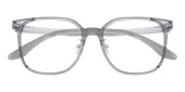 Square Eyeglasses, Full Frame Gray TR90 - FP2708