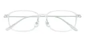 Rectangle Eyeglasses, Full Frame Crystal TR90|Metal - FP2713