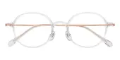Round Eyeglasses, Full Frame Crystal TR90 - FP2721