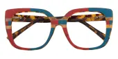 Cat Eye|Square Eyeglasses, Full Frame Multicolor TR90 - FP2727