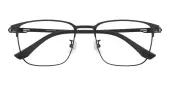 Rectangle Eyeglasses, Full Frame Black Titanium - FT0659