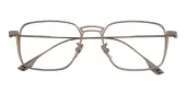 Rectangle Eyeglasses, Full Frame Bronze Titanium - FT0669