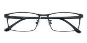 Rectangle Eyeglasses, Full Frame Black Titanium - FT0680