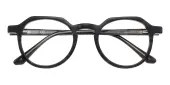 Polygon Eyeglasses, Full Frame Black Plastic - FZ2054