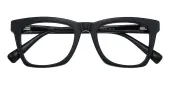 Rectangle Eyeglasses, Full Frame Black Plastic - FZ2073