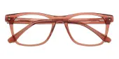 Rectangle Eyeglasses, Full Frame Burgundy Plastic - FZ2077