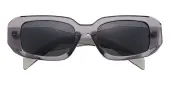 Cat Eye Sunglasses, Full Frame Gray TR90 - SUP1520