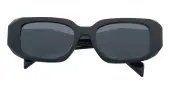 Rectangle Sunglasses, Full Frame Black TR90 - SUP1521