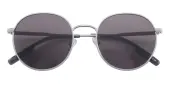 Round Sunglasses, Full Frame Silver Metal - SUP1530