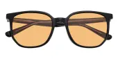 Square Sunglasses, Full Frame Black TR90 - SUP1539