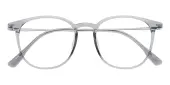 Round Eyeglasses, Full Frame Gray TR90|Titanium - FP2760