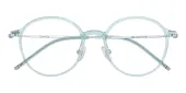 Round Eyeglasses, Full Frame Light Blue TR90|Titanium - FP2787