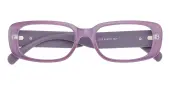 Rectangle Eyeglasses, Full Frame Purple Plastic - FP2799
