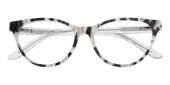 Cat Eye Eyeglasses, Full Frame Floral Plastic - FZ2120