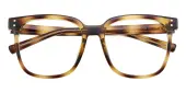 Square Eyeglasses, Full Frame Tortoise TR90 - FP2779
