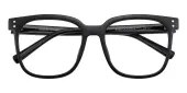 Square Eyeglasses, Full Frame Black TR90 - FP2780