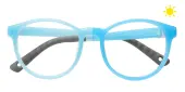 Round Eyeglasses, Full Frame Blue TR90 - FP2805