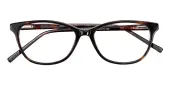 Cat Eye Eyeglasses, Full Frame Tortoise Plastic - FZ1659