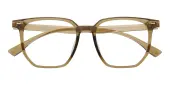 Polygon Eyeglasses, Full Frame Brown TR90 - FP2831