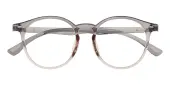 Round Eyeglasses, Full Frame Gray TR90 - FP2833