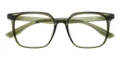 Square Eyeglasses, Full Frame Green TR90 - FP2838