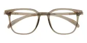 Square Eyeglasses, Full Frame Brown TR90 - FP2854