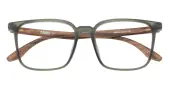 Square Eyeglasses, Full Frame Green TR90 - FP2860