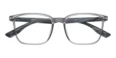 Rectangle Eyeglasses, Full Frame Gray TR90 - FP2863