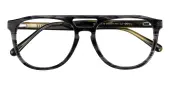 Aviator Eyeglasses, Full Frame Stripe Plastic - FZ2127