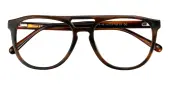 Aviator Eyeglasses, Full Frame Brown Stripe Plastic - FZ2128