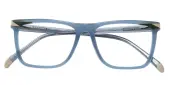 Rectangle Eyeglasses, Full Frame Light Blue Plastic - FZ2146
