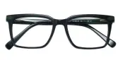 Rectangle Eyeglasses, Full Frame Black Plastic - FZ2148