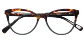 Cat Eye Eyeglasses, Full Frame Tortoise Plastic - FZ2151