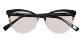 Cat Eye Sunglasses, Full Frame Multicolor Plastic - SUP1566