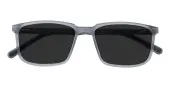 Rectangle Sunglasses, Full Frame Gray TR90 - SUP1581