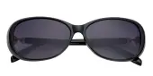 Oval Sunglasses, Full Frame Black TR90 - SUP1553