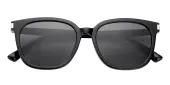 Square Sunglasses, Full Frame Black TR90 - SUP1556