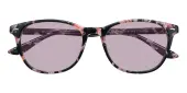 Oval|Horn Sunglasses, Full Frame Floral Plastic - SUP1623