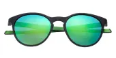 Round Sunglasses, Full Frame Mblack/Green TR90 - SUP1614