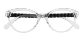 Cat Eye|Oval Eyeglasses, Full Frame Crystal TR90 - FP2951