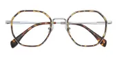 Polygon Eyeglasses, Full Frame Tortoise Plastic - FT0711