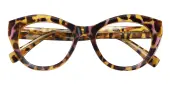 Cat Eye Eyeglasses, Full Frame Tortoise TR90 - FP2921