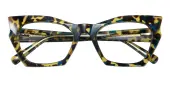 Cat Eye Eyeglasses, Full Frame Tortoise TR90 - FP2924