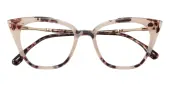 Cat Eye Eyeglasses, Full Frame Petal Tortoise TR90 - FP2931