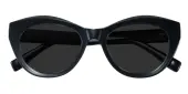 Cat Eye Sunglasses, Full Frame Black TR90 - SUP1588